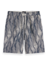 SCOTCH AND SODA Fave-Printed Tencel Relaxed Bermuda - Gravity NYC